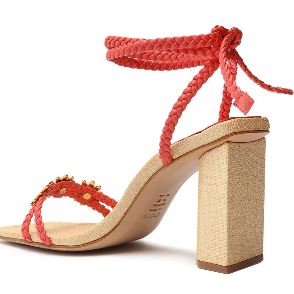 ❤️❤️ Schutz Hina Atanado Leather Sandal ❤️❤️